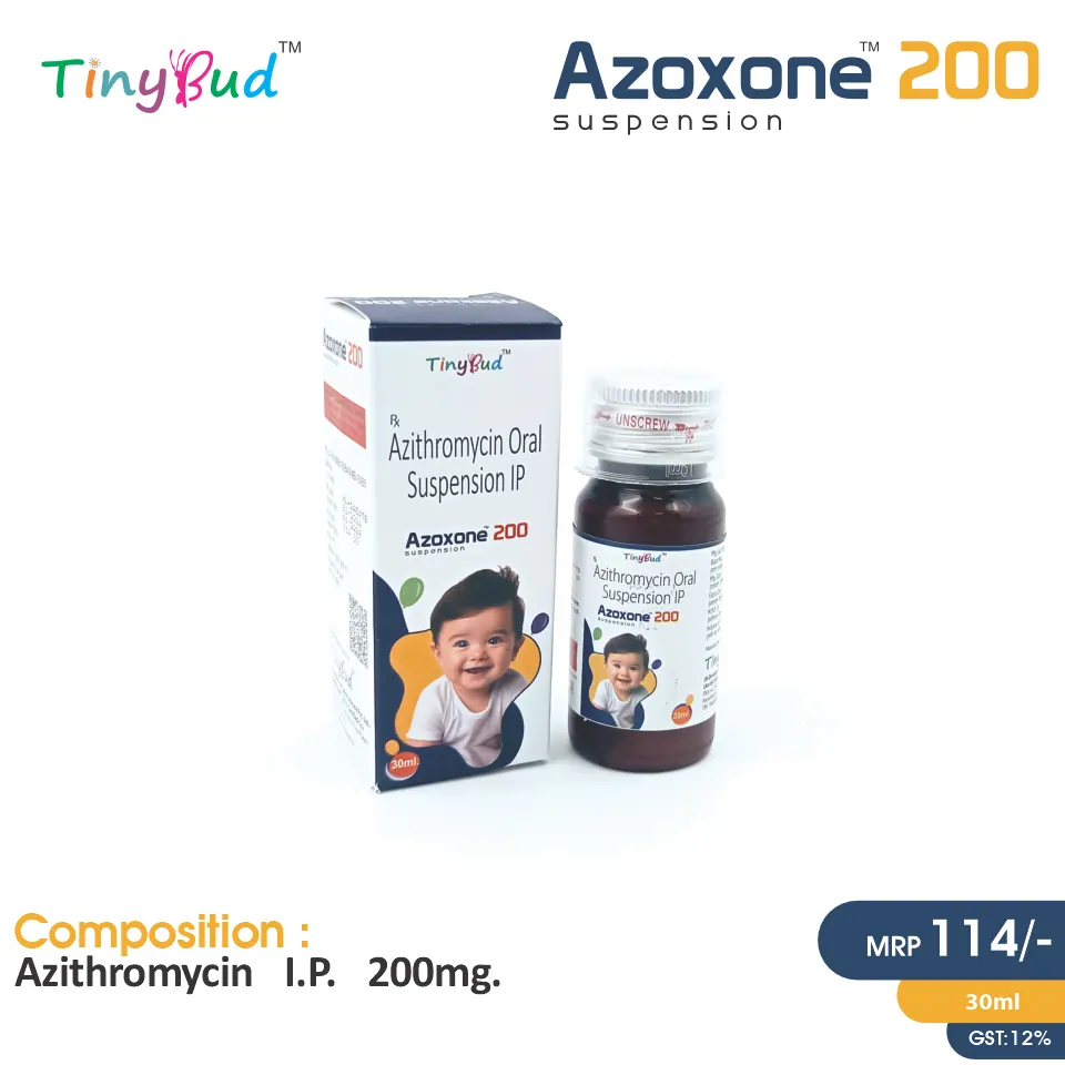 Azithromycin 200mg Suspension at Best Price in PCD Pharma Franchise for Antibiotic and Respiratory Infections, Skin Infections